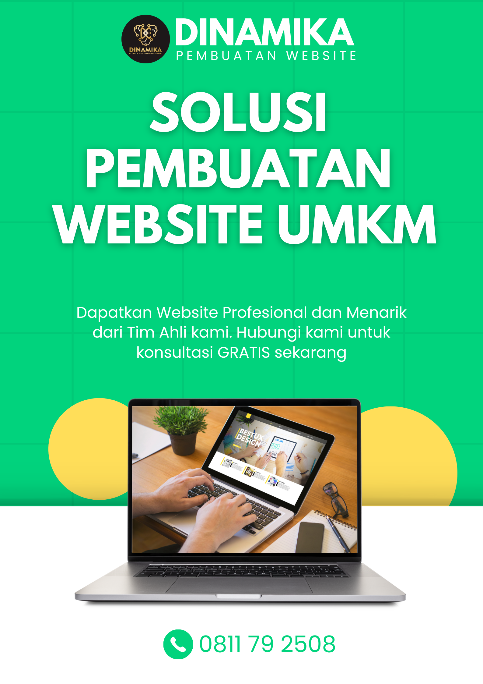 Saatnya go digital! Website profesional mulai dari harga murah.”